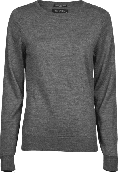 Zoom bild av Women's Crew Neck Grey Melange