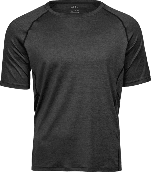Zoom bild av Cool Dry Tee, unisex Black Melange