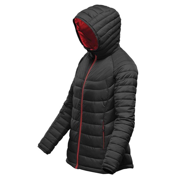 Zoom bild av Women's Stavanger Thermal Jacket, black/red