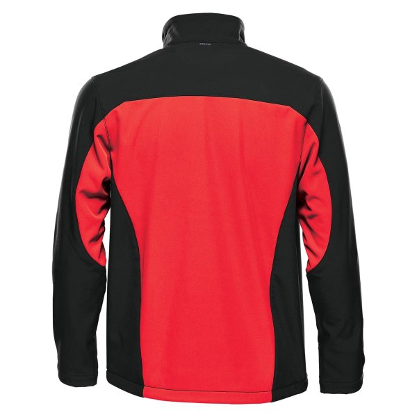 Zoom bild av Men's Cascades Softshell, red/black