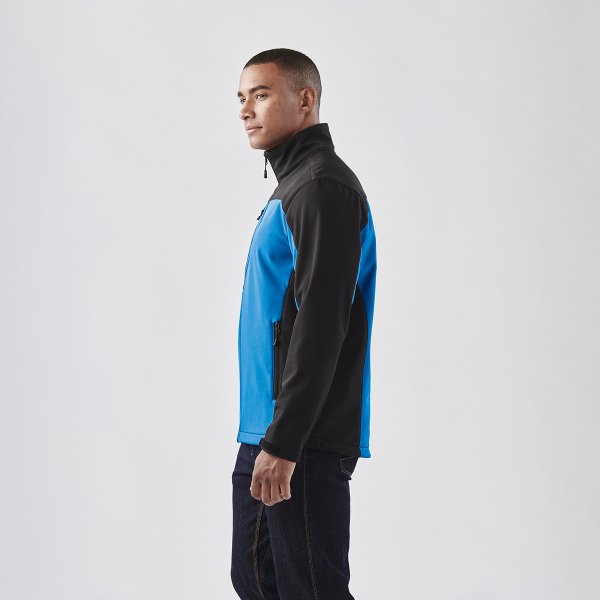 Zoom bild av Men's Cascades Softshell, azur/black