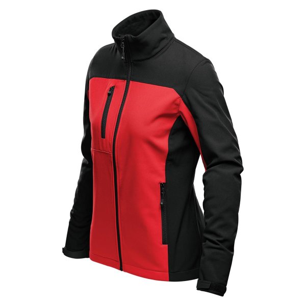 Zoom bild av Women's Cascades Softshell, red/black