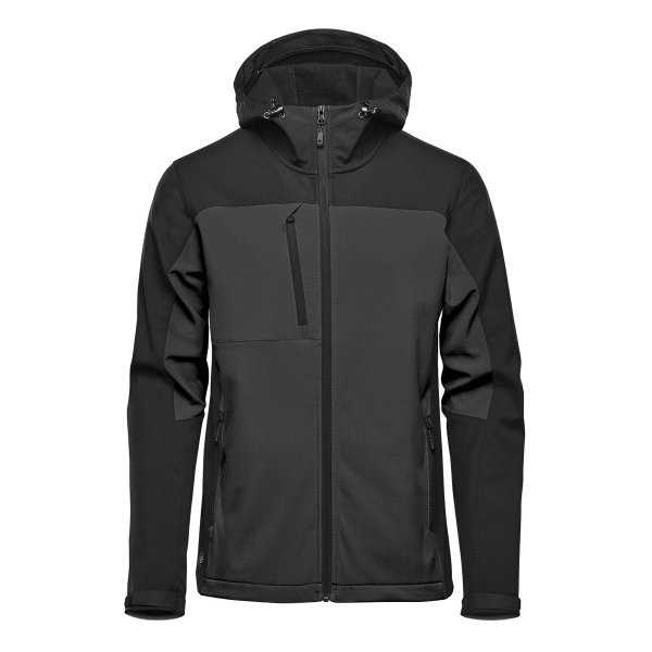 Zoom bild av Men's Cascades Softshell Hoody, dolphin/black
