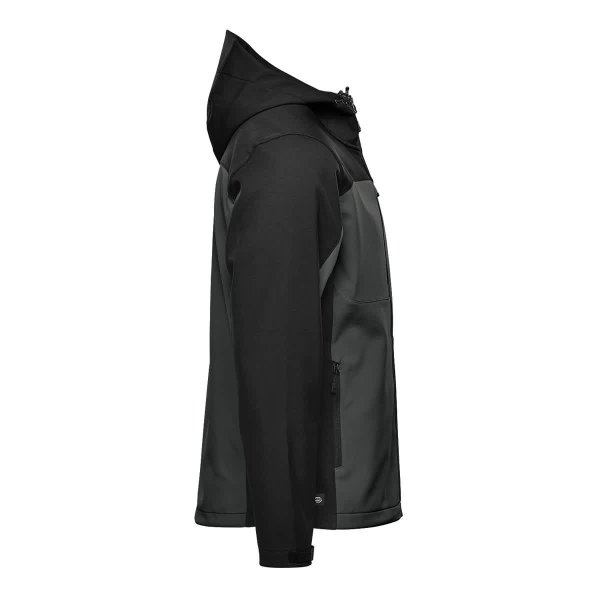 Zoom bild av Men's Cascades Softshell Hoody, dolphin/black