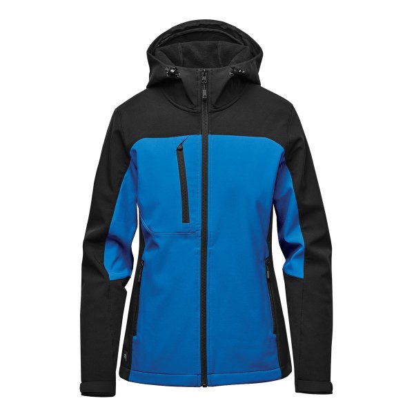 Zoom bild av Women's Cascades Softshell Hoody, azur/black