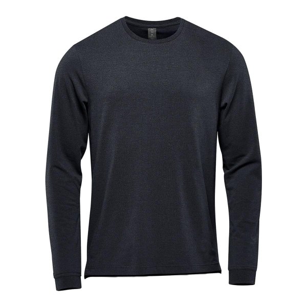 Zoom bild av Men's Montebello Performance Long Sleeve Tee, charcoal heather
