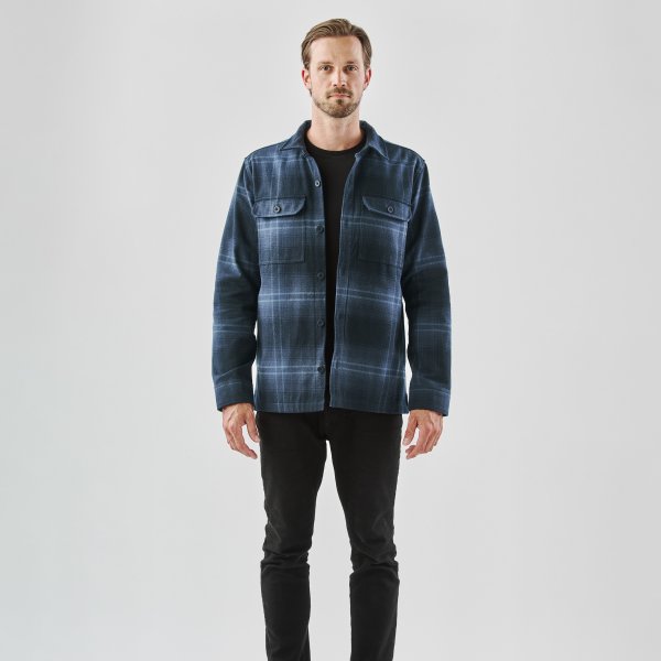 Zoom bild av Men's Highland Shacket, midnight/dusk