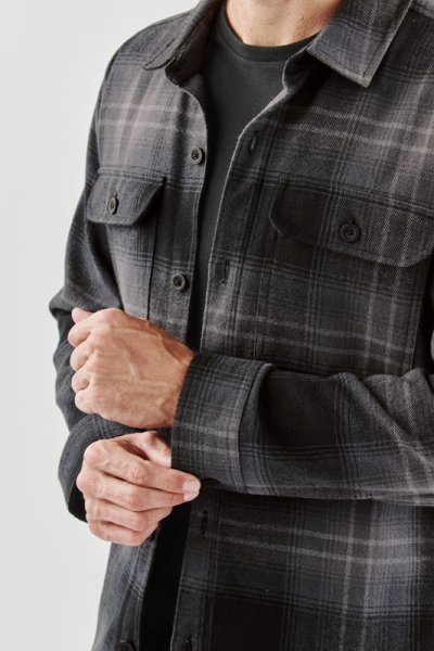 Zoom bild av Men's Highland Shacket, carbon/black