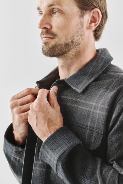 Zoom bild av Men's Highland Shacket, carbon/black