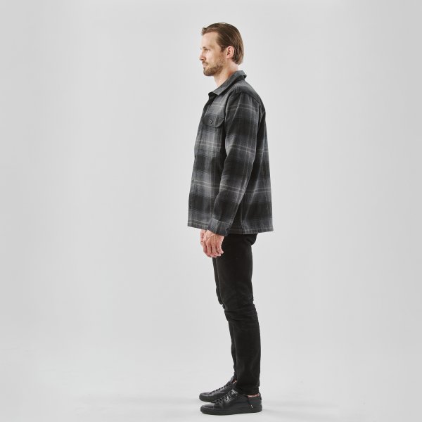 Zoom bild av Men's Highland Shacket, carbon/black