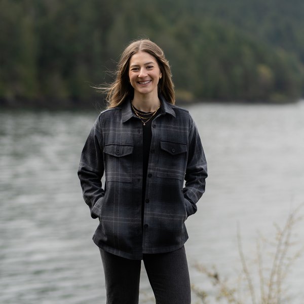 Zoom bild av Women's Highland Shacket, carbon/black