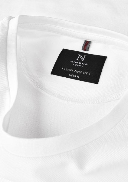 Zoom bild av The pique tee, white