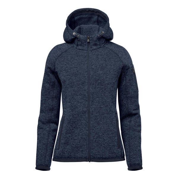 Zoom bild av Women's Avalante Full Zip Fleece Hoody, navy heather