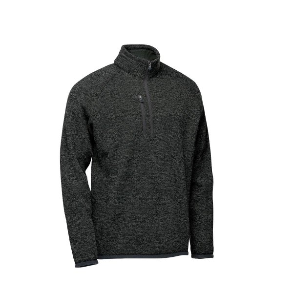 Zoom bild av Men's Avalante 1/4 Zip Pullover, black heather