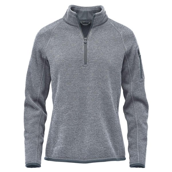 Zoom bild av Women's Avalante 1/4 Zip Pullover, granite heather