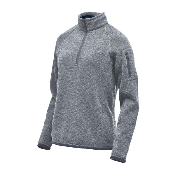 Zoom bild av Women's Avalante 1/4 Zip Pullover, granite heather