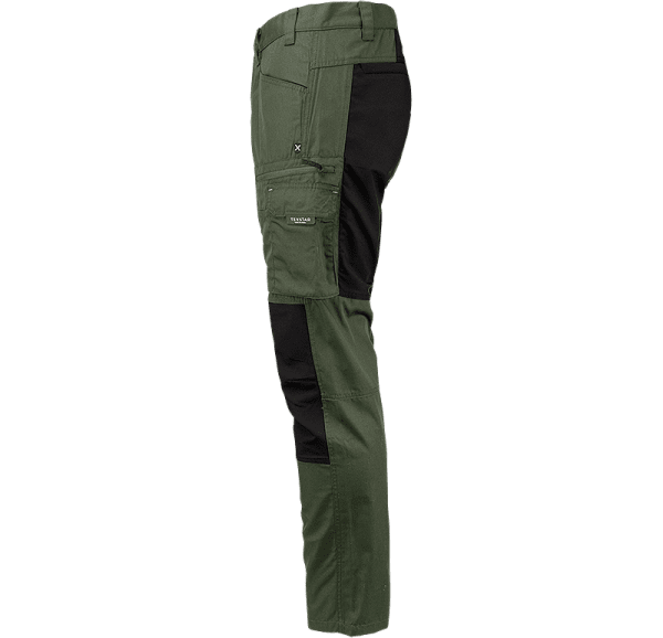Zoom bild av Service Stretch Pants, green/black