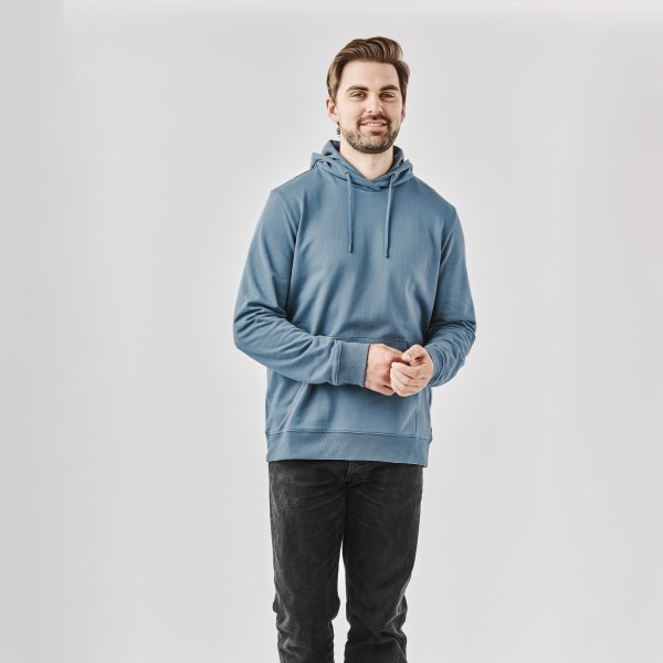 Zoom bild av Men's Stockton Fleece Pullover Hoody, retro blue