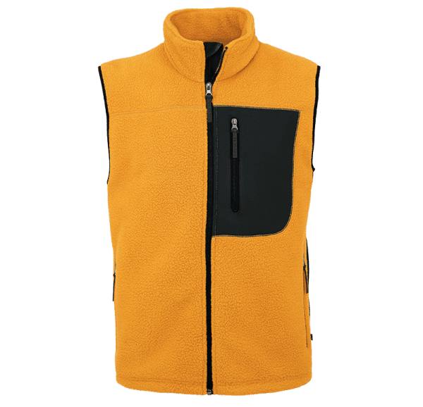 Zoom bild av Pile Fleece Vest, orange/black