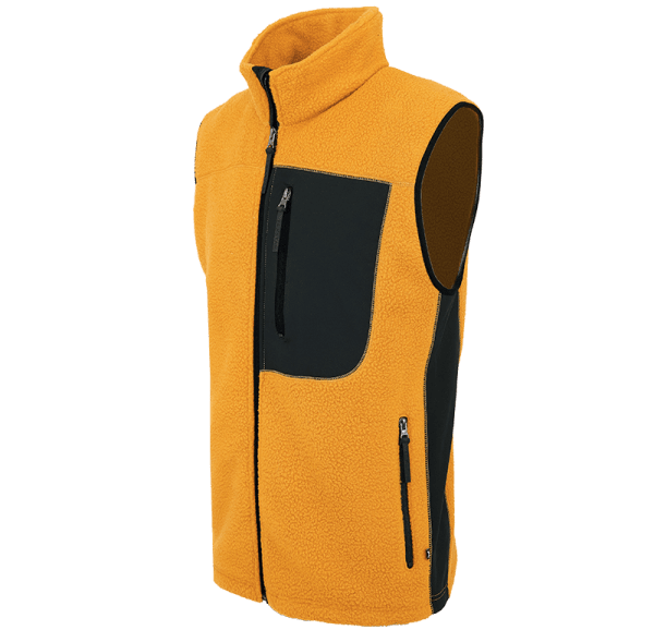 Zoom bild av Pile Fleece Vest, orange/black