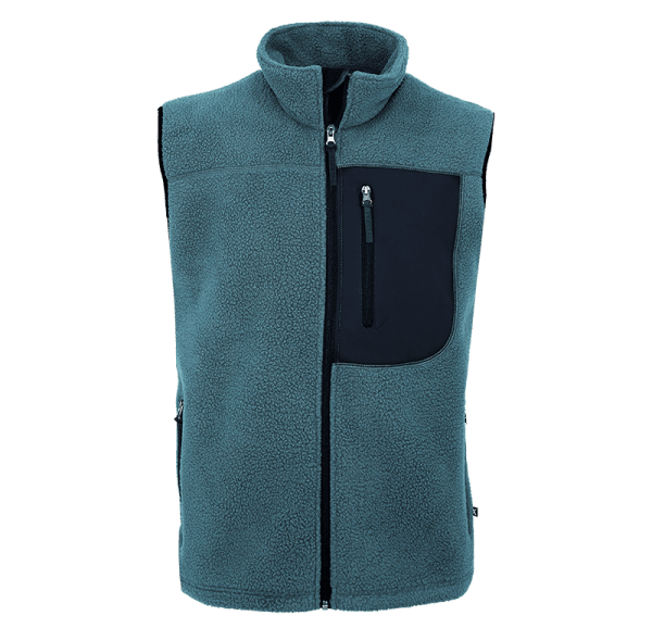 Zoom bild av Pile Fleece Vest, blue/black