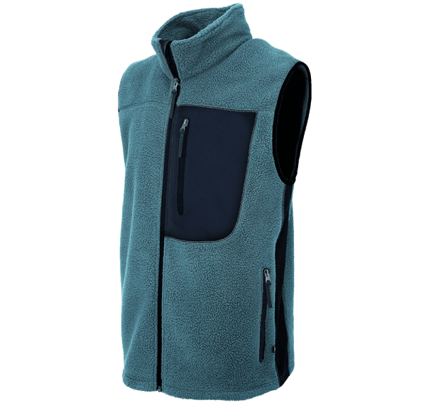 Zoom bild av Pile Fleece Vest, blue/black
