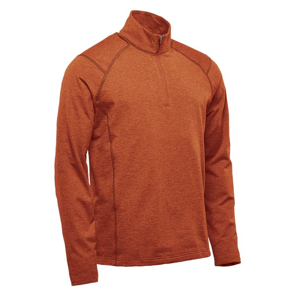 Zoom bild av Men's Treeline Performance 1/4 Zip Pullover, rust heather