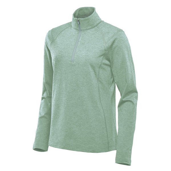 Zoom bild av Women's Treeline Performance 1/4 Zip Pullover, ice blue heather