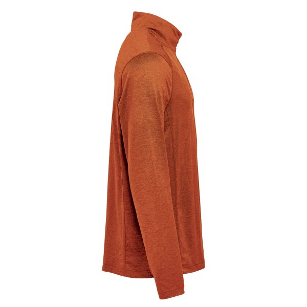 Zoom bild av Men's Milano 1/4 Zip Pullover, rust heather