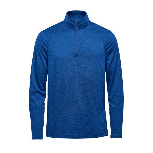 Zoom bild av Men's Milano 1/4 Zip Pullover, blue heather