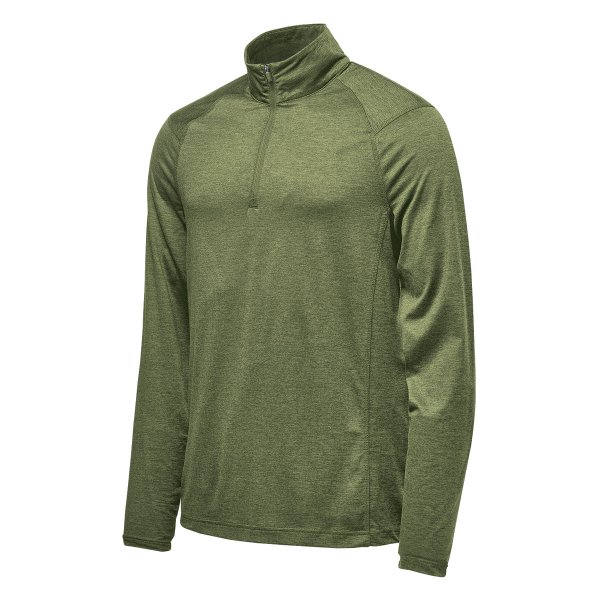 Zoom bild av Men's Milano 1/4 Zip Pullover, sage green heather