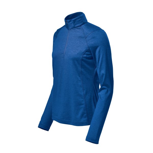 Zoom bild av Women's Milano 1/4 Zip Pullover, blue heather