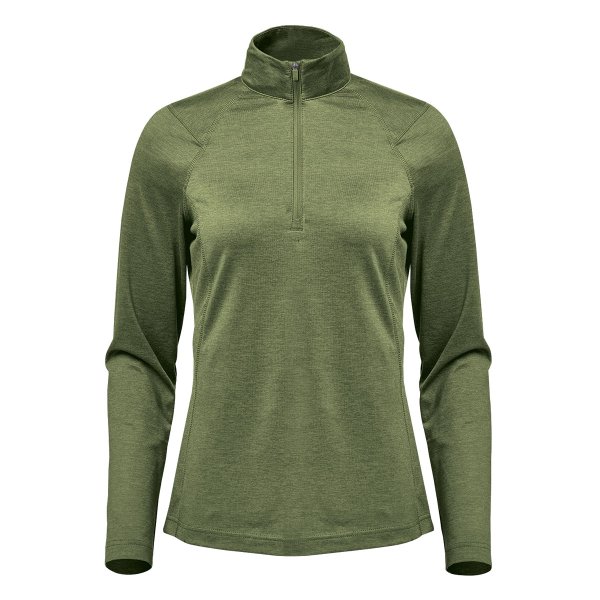 Zoom bild av Women's Milano 1/4 Zip Pullover, sage green heather
