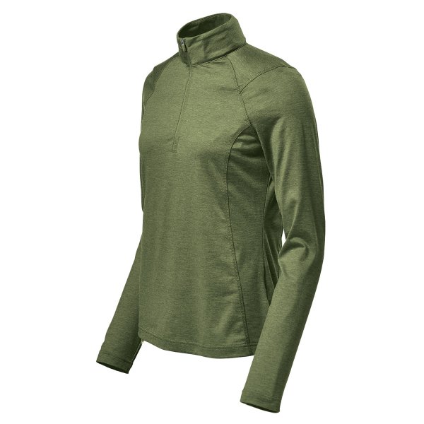 Zoom bild av Women's Milano 1/4 Zip Pullover, sage green heather