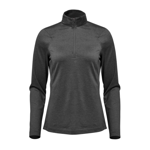 Zoom bild av Women's Milano 1/4 Zip Pullover, charcoal heather