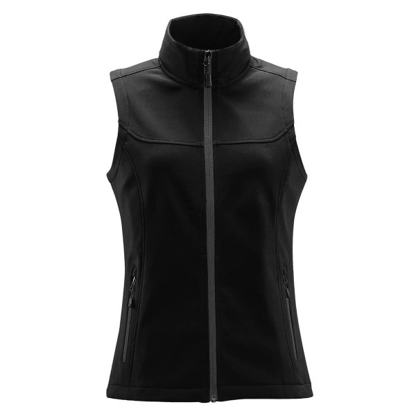 Zoom bild av Women's Orbiter Softshell Vest, black/dolphin