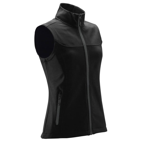 Zoom bild av Women's Orbiter Softshell Vest, black/dolphin