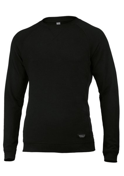 Zoom bild av Luxury lightweight crewneck, black