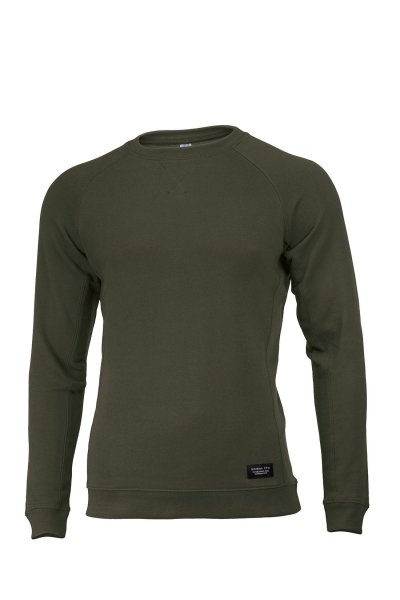 Zoom bild av Luxury lightweight crewneck, olive