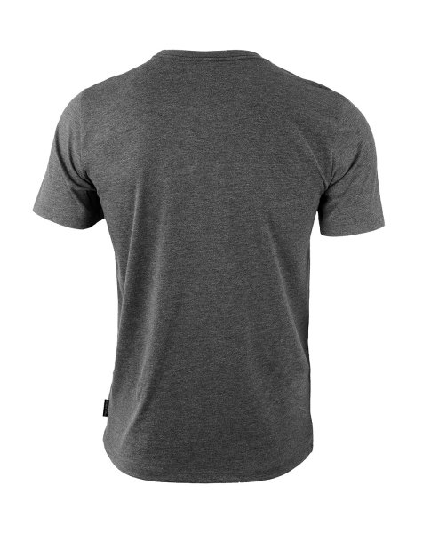 Zoom bild av Soft round neck t-shirt, black melange