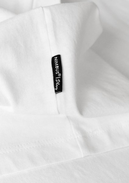 Zoom bild av Woman soft round neck t-shirt, white