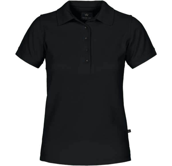 Zoom bild av Womens Pique shirt, black
