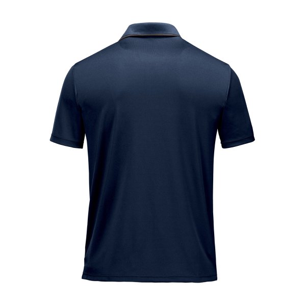 Zoom bild av Men's Monterey S/S Piped Polo, navy/granite