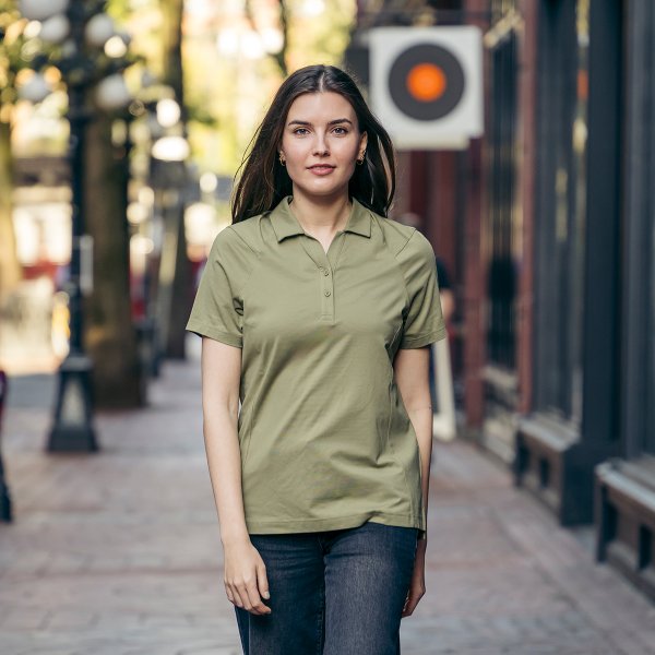 Zoom bild av Women's Oasis S/S Polo, sage green