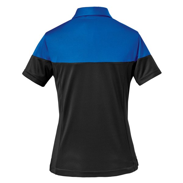 Zoom bild av Women's Monterey Two-Tone S/S Polo, black/royal blue