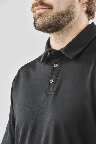 Zoom bild av Men's Treeline Performance Short Sleeve Polo, black