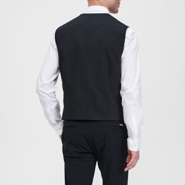 Zoom bild av Traveller mens waistcoat modern fit, charcoal