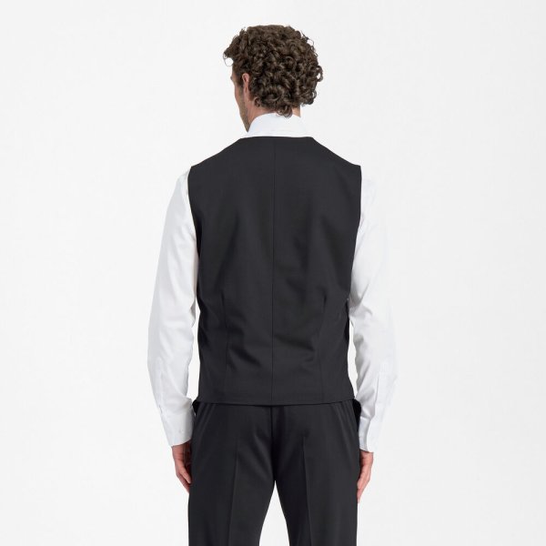 Zoom bild av Traveller mens waistcoat regular fit, black