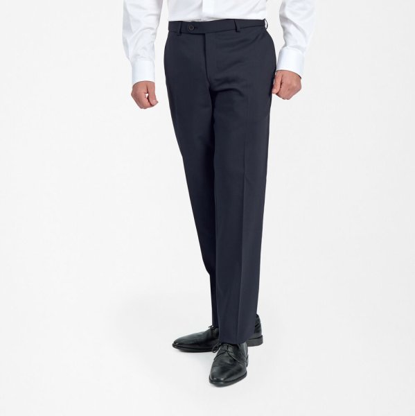 Zoom bild av Traveller mens trouser regular fit, dark navy