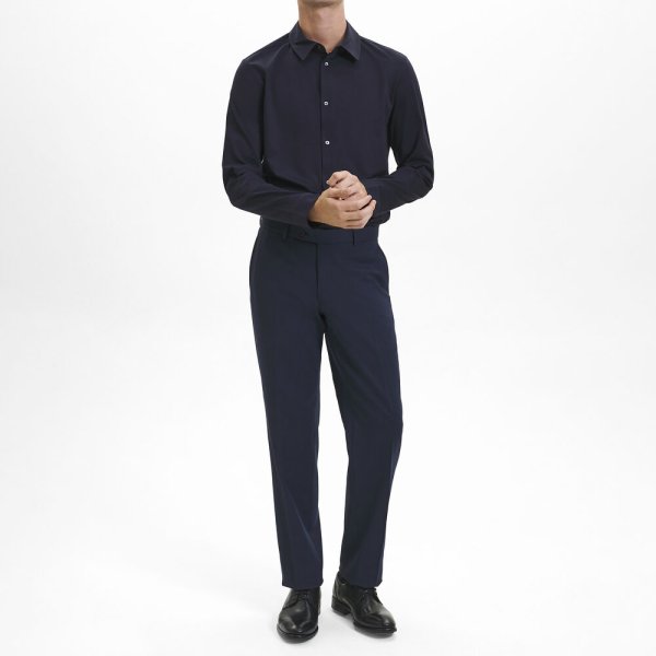 Zoom bild av Traveller mens trouser regular fit, dark blue